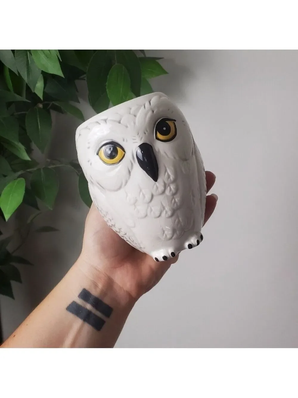 🤍Harry Potter🖤 Hedwig Coffee Bean Ceramic Mug Candle Handmade Collection *